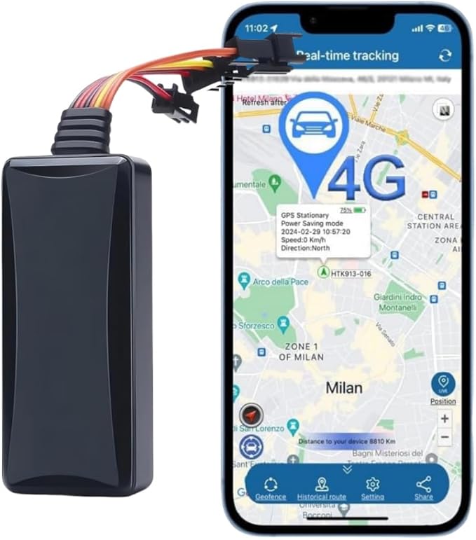 4G GPS Car GPS Tracker for Vehicles Real-time Locator GPS/GSM/GPRS/SMS Tracking Cars Antitheft with Mobile APPs