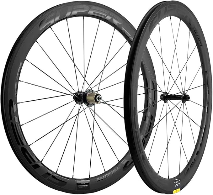 Superteam 50/25mm UD Matte Finish Wheel 700c Carbon Wheelset Tubeless(Black)