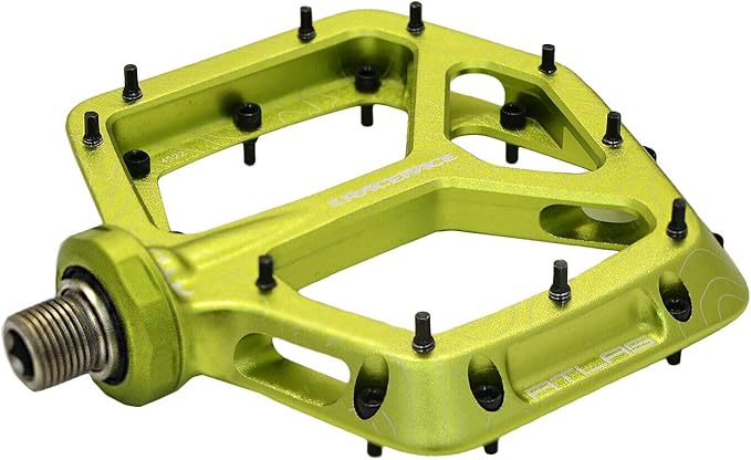 RaceFace Atlas Bike Platform Pedals, Green, RF2946, 114 mm x 101 mm