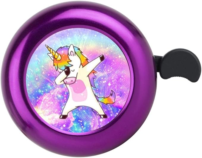 Unicorn Bike Bell for Kids Girls Boys,Adjustable Size Bicycle Bell Bike Accessories for Adult Women Men Clear Sound Bike Horns