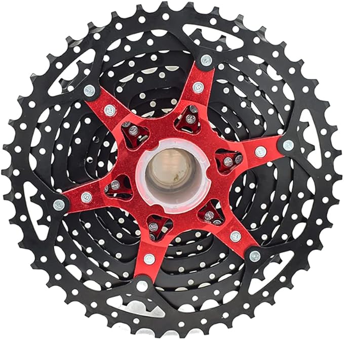 VG SPORTS 8/9/10/11/12 Speed Ultra-Light Bike Cassette for Mountain Bike 11-40T/11-42T/11-46T/11-50T/11-52T MTB Cassette Lightweight Aluminum Bracket Cassette