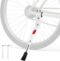 Bicycle Kickstand, Aluminium Alloy Bike Kickstand, Adjustable Bicycle Kickstand, Easy to Install Kick Stand, Rear Side Bike Stand, Non-Slip Foot for 24"-700C 16"-20" with Hex Wrench