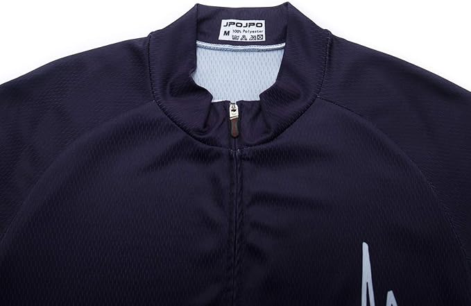 JPOJPO Men's Cycling Jersey Bike Shirt Short Sleeve MTB Summer Clothing Bicycle Tops Jacket S-3XL