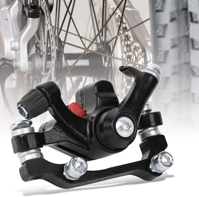 Mountain Bike Disc Brakes, Lightweight Aluminum Alloy Front Rear Disc Brakes, Disc Brake Caliper 160/180mm, for Trail Riding Off Road Commuting Cyclists