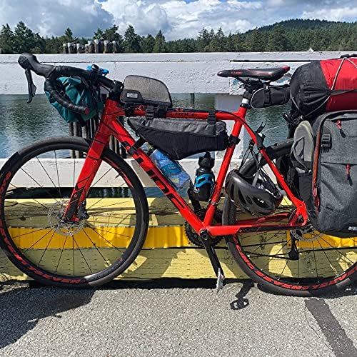 Two Wheel Gear - Mamquam Bicycle Frame Bag - Water Resistant, Adjustable - Designed for Commuting and Touring