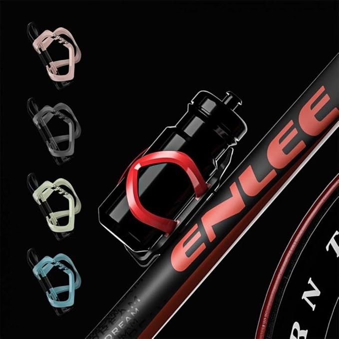 Bike Water Bottle Holder Combo Ultralight Plastic Water Drink Holder Rack Bike Water Bottle Cage for, Road Bikes