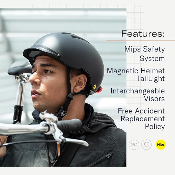 Thousand Adult Bike Helmet - Chapter Collection - MIPS Technology (Racer Black, Large)