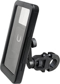 Motorcycle Phone Mount Holder, Universal Handlebar Mount for Bikes and Electric Vehicles, Black (Waterproof Phone Mount)