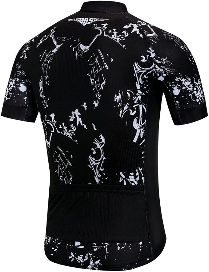 Weimostar Men's Cycling Jersey Men Mountain Bike Jerseys Short Sleeve Tops S-5XL