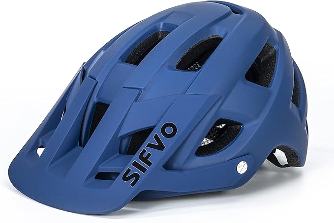 Bike Helmet, SIFVO Bike Helmets for Men and Women, Mountain Bike Helmet with Visor Helmets for Adults to Youth Bicycle Helmet Road Bike Helmet Safe and Comfortable 54-62cm【M/L】