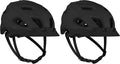Retrospec Lennon Adult Bike Helmet with LED Safety Light Adjustable Dial & Removable Visor - Adjustable Bicycle Cycling Helmet for Men & Women