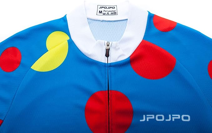 JPOJPO Men's Cycling Jersey Bike Shirt Short Sleeve MTB Summer Clothing Bicycle Tops Jacket S-3XL