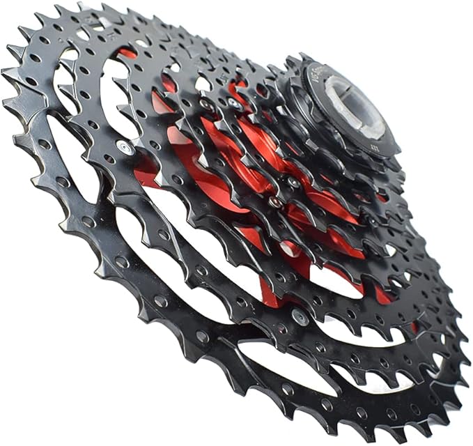 VG SPORTS 8/9/10/11/12 Speed Ultra-Light Bike Cassette for Mountain Bike 11-40T/11-42T/11-46T/11-50T/11-52T MTB Cassette Lightweight Aluminum Bracket Cassette