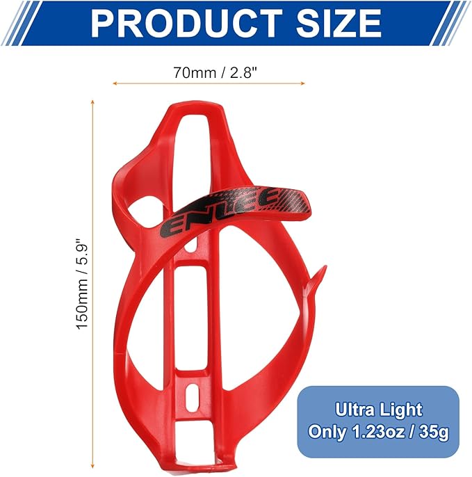 HARFINGTON Bicycle Water Bottle Holder Lightweight Universal Bike Bottle Cages Cycling Cup Holder for MTB Mountain Road Gravel