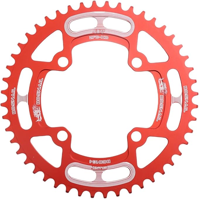 DJC Bike Chainring 104BCD Round/Oval 30t 32t 34t 36t 38t 40t 42t 44t 46t 48t 50t 52t Tooth Narrow Wide 7/8/9/10/11/12 Speed Ultralight MTB Mountain Bike 104 BCD Chainwheel