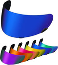 PSLER Qualifier Visor- Qualifier DLX Helmet Visor Motorcycle Face Shield Accessories Replacement for Bell Qualifier/Star/Vortex/RS-1/Revolver,Deep Blue