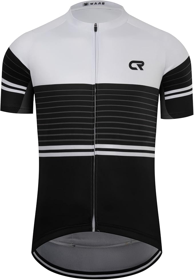 Coconut Ropamo CR Mens Cycling Jersey Short Sleeve Road Bike Shirt with 3+1 Zipper Pockets Breathable Quick Dry