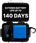Spytec GPS Tracker with Up to 140 Day Extended Weatherproof Heavy Duty Magnetic Battery Case for Cars, Trucks, Business Vehicles - Unlimited US & Worldwide Real-Time Tracking App - Plan Needed