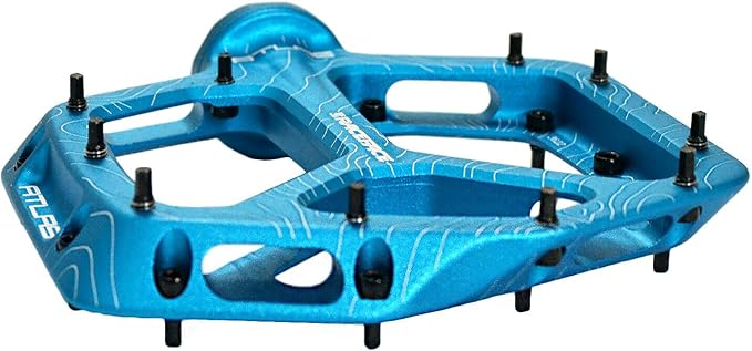 RaceFace Atlas Bike Platform Pedals, Turquoise, RF2984
