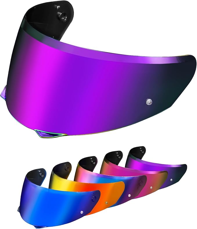 PSLER i90 Visor - HJ-33 Helmet Tinted Visor i90 Face Shield Motorcycle Helmet Visor for i90 HJ-33,Deep Purple