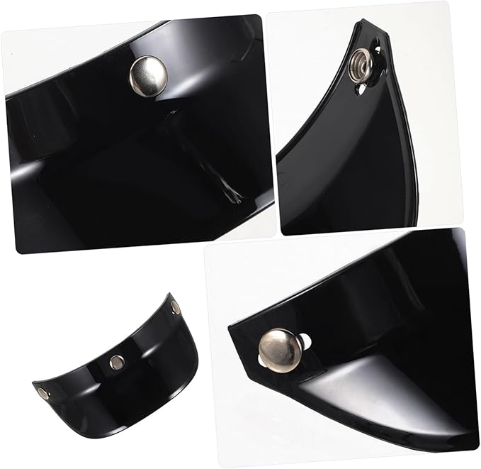 Gatuida 2pcs Visor for Helmets Retro Design for Sun Suitable for Summer Riding and Accessory