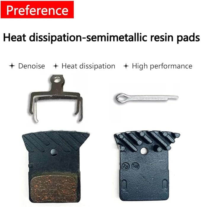 4pcs Bicycle Resin Brake Pad Road Bike Brake Pads for Shimano L03A Ultegra R9170 R8070 R7070 RS805 RS505 XTR M9100 K02S