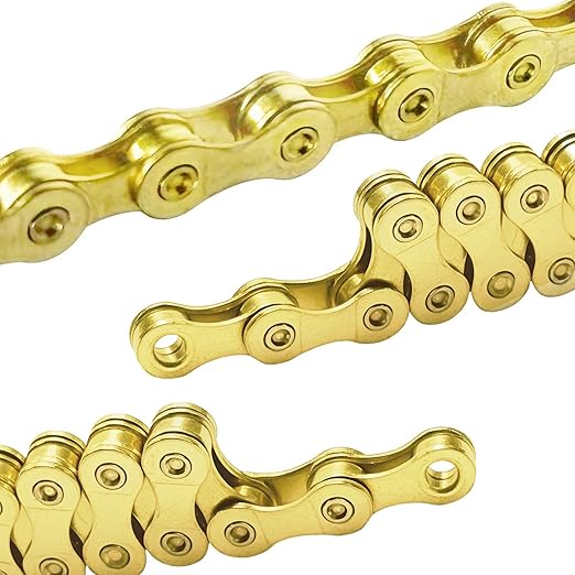 VERKSTAD 9 Speed Bike Chain, Bike Chain 1/2" x 11/128" 116 Links for Road Bike MTB Racing Cycling