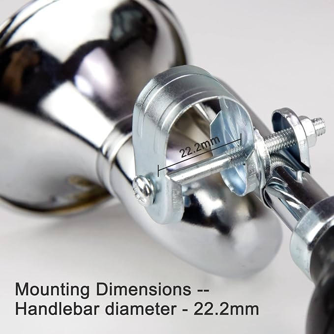 Aluminum Alloy Bike Horn, Loud Bicycle Horns for Kids and Adults,Retro and Easy-to-Install Bicycle Accessories