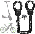 Scooter Lock, Bike Locks High Security with Key, 36.22inch Heavy Duty Bike Lock Chain, Accessories for Electric Scooter, E-Bikes