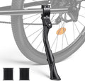Bike Kickstand Adjustable for Adult Bikes 24-29 Inch, Bicycle kickstand Aluminium Alloy, Anti-Slip Foot Pad Bike Stand Leg, Fits Mountain Bike, Commuter & Cargo Bicycle