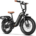 1500W Motor Electric Bike for Adults 80 Miles 30MPH Ebike 20" x 4 Fat Tire 48V 20Ah Removable Battery Mountain E Bike Commuter Front Suspension Bicycles Men Women