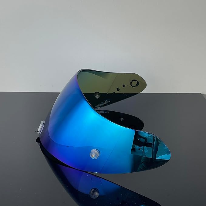 T520 Motorcycle Helmet Visor Replacement Compatible with Scorpion EXO T520/R1 Air/ST1400 UV Protection Anti-Scratch (Ice blue -For day)