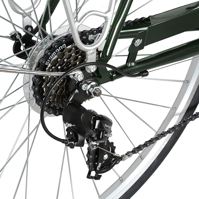 Tracer Osaka Hybrid Bikes for Women/Men,Steel Frame, 7-Speed/Inter-3 Speed, 700c Wheels,City Bike,Comfort Bike,Commuter Bike,Womens Bike Multiple Color
