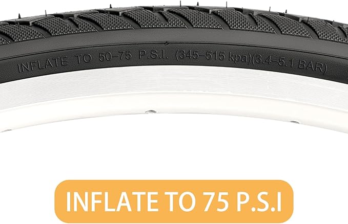Hycline Road Bike Replacement Tire: 700x25C/700x28C/700Cx35C Folding High-Performance Wear-Resistant Bicycle Tires for City Commuter Road