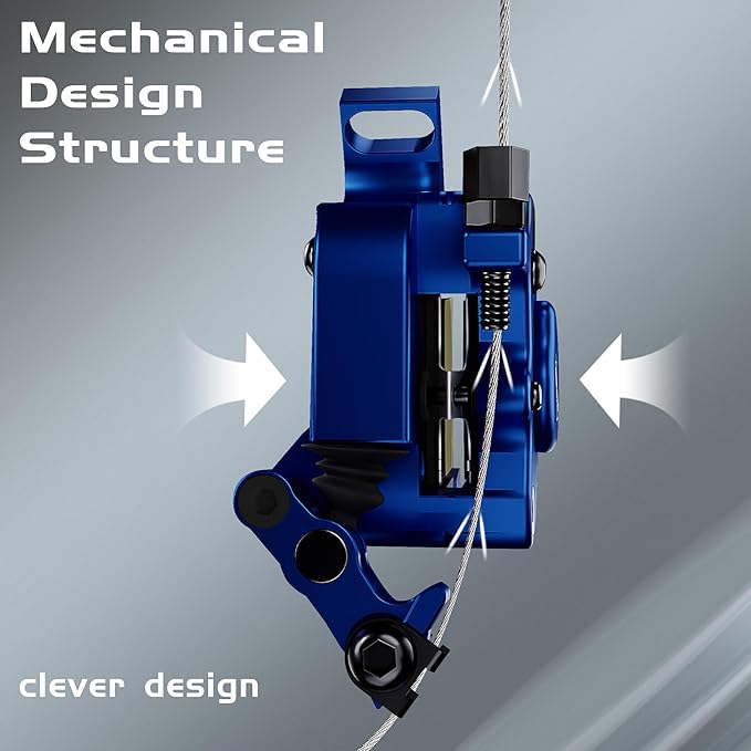 XT-7 Hydraulic Disc Brakes Calipers,Line Pulling/Cable Actuated Front & Rear Brake Calipers for MTB/Mountain Bike/E-Bike.