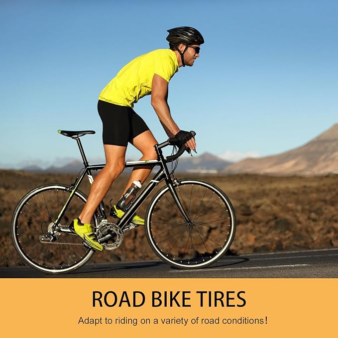 Hycline Road Bike Replacement Tire: 700x25C/700x28C/700Cx35C Folding High-Performance Wear-Resistant Bicycle Tires for City Commuter Road