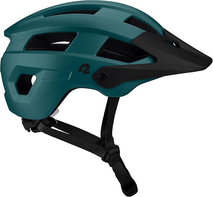 Retrospec Rowan Mountain Bike Helmet with Adjustable ErgoKnob Fit System - 14 Ventilation Ports, Removable Visor & EPS Foam Interior - Lightweight MTB Protection
