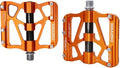 ThinkTop Mountain Bike Pedals MTB BMX Pedals Flats 9/16'' Sealed 3 Bearing Lightweight Aluminum Wider Platform Pedals for Road Bike Bicycle