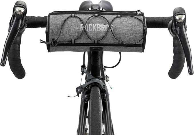 ROCKBROS ROAD TO SKY Bike Handlebar Bag Bicycle Front Bag Bag Storage Bag Lightweight & Sturdy Bicycle Handlebar bag for Road Mountain Bike 2L