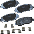 Bendix Premium SBC465 Ceramic Front Brake Pads for Acura CL 1999-1997, Honda Accord 1997-1990, Accord 2002-1999, Civic 1996