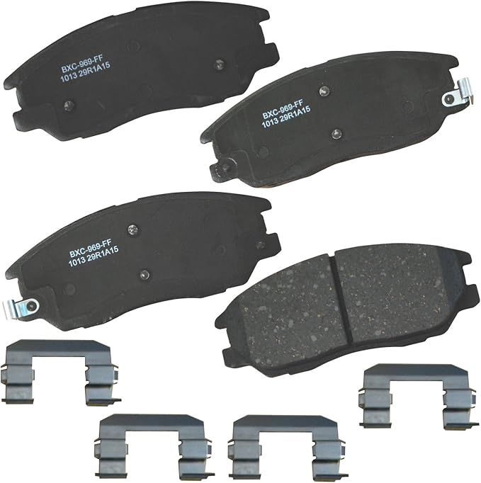 Bendix Premium SBC1013 Ceramic Front Brake Pads for Hyundai XG350 2005-2003, Kia Amanti 2006-2004