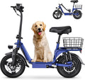 Electric Scooter Adults, 1300W/900W Peak Motor, Electric Scooter with Seat, 48V 13Ah/10.4Ah Battery, 14" Tires, 35/28 Miles Range, 20 MPH, 330 LBS Load, Dual Braking