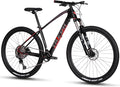TRIFOX Carbon Fiber Mountain Bike,29er Carbon Mountain Bike with Shimano M6100 Deore Groupset 12-Speed,Carbon Fiber Frame,Hydraulic Fork 130mm Travel,/17/19 inch