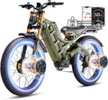eAhora Romeo Pro 3 Electric Bike - [2026 Latest] 50MPH 5600W Dual Motor 60V 80AH 250Miles Long Range Ebike for Adults, 26" * 4.0 Fat Tire Fast Electric Mountain Bike Full Suspension Off-Road E-Bike