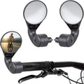 Sprintech Compact Adustable Rear-View Bicycle Mirror - P016 (Black, E-Bike) (Single Mirror)