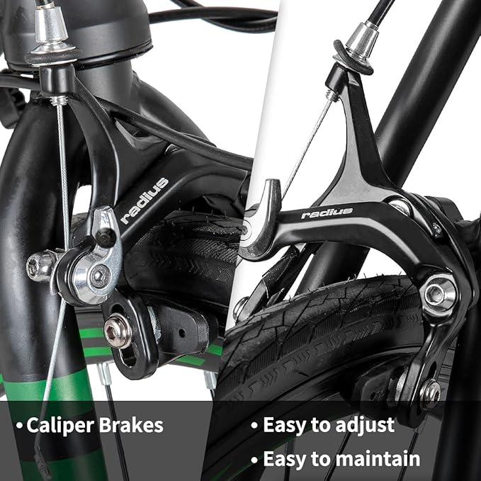 HILAND Adult Road Bike 700c Racing Bike with 14 Speeds, Aluminum Frame, Caliper Brake, City Commuter Bicycle for Women Men