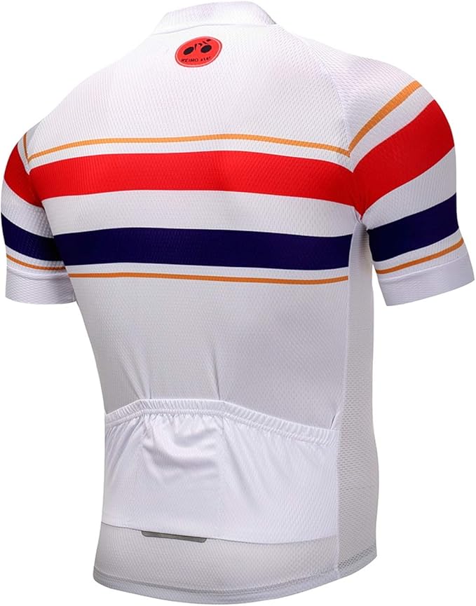 Cycling Jerseys Men Bicycle Short Sleeve Summer Shirt Bike Biking Tops Riding Clothing Flag