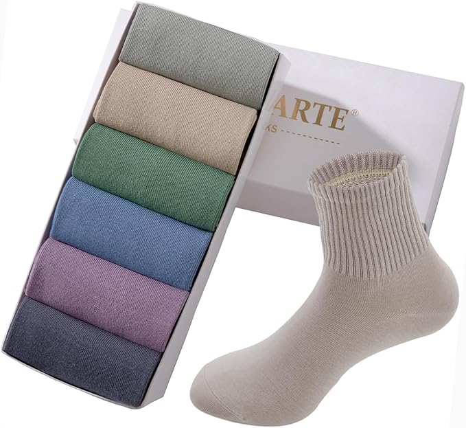 MAGIARTE Womens Mini Crew Ankle Socks Athletic Casual Cotton Socks for Women