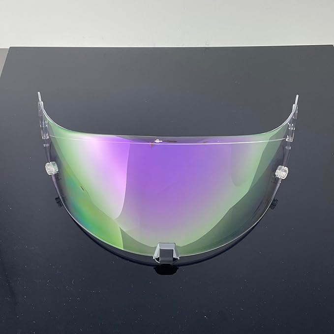 T520 Motorcycle Helmet Visor Replacement Compatible with Scorpion EXO T520/R1 Air/ST1400 UV Protection Anti-Scratch (Clear purple-For day& night)