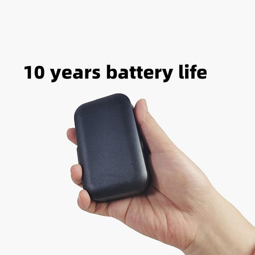 10 or 1 Year Long Life Battery GPS Tracker Item Finder, find car in Parking lot, no Subscription for Vehicles car ebike Truck Luggage School Bag Asset(10 Year, iPhone)